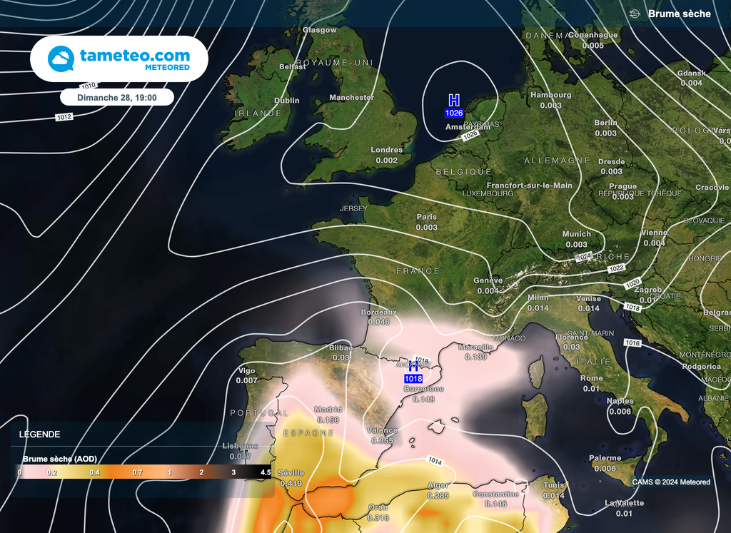 Le sable arrive déjà à partir de ce dimanche en France. Le sable arrive déjà à partir de ce dimanche en France.