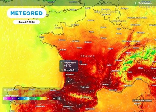 Vers un pic de chaleur en seconde partie de semaine sur la France : d&eacute;couvrez les r&eacute;gions menac&eacute;es