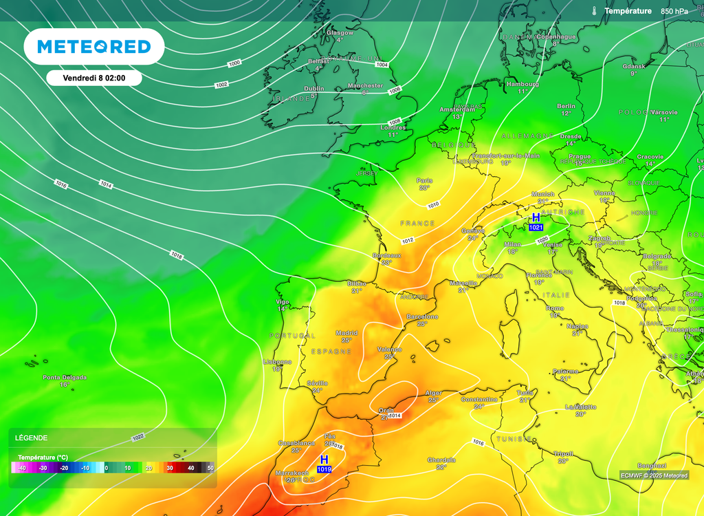 De l'air très chaud survolera la France en fin de semaine prochaine.