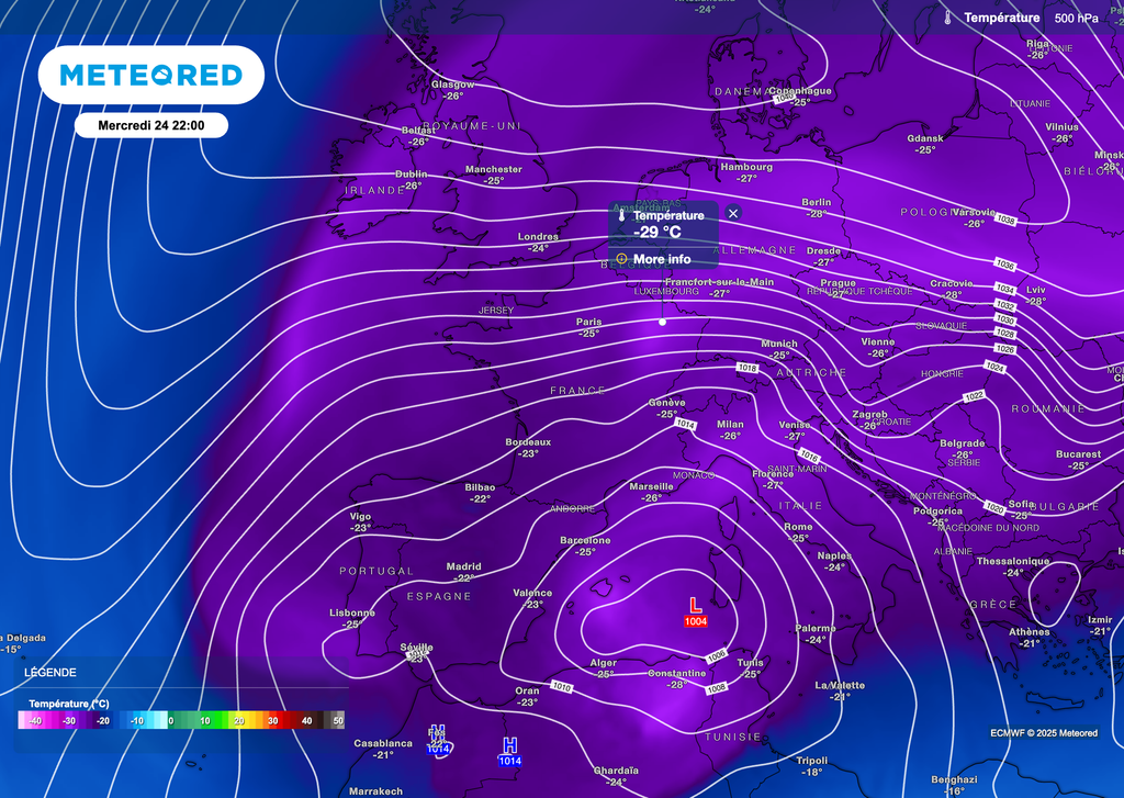 Une goutte froide d'altitude circulera en donnant un peu d'instabilité.