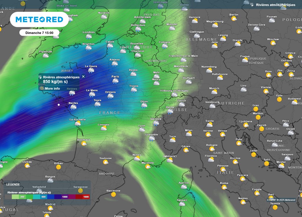 Rivière atmosphérique France dimanche Rivière atmosphérique France dimanche