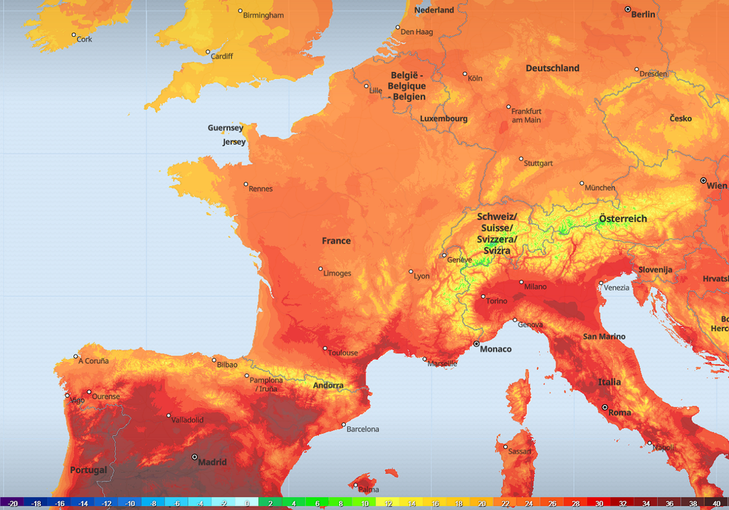 Dès dimanche, les 30°C seront ponctuellement dépassés dans les régions les plus méridionales. Dès dimanche, les 30°C seront ponctuellement dépassés dans les régions les plus méridionales.