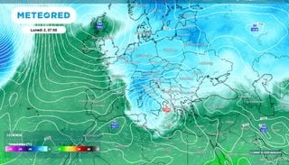 Anticipo d'inverno la settimana prossima sull'Italia: netto calo termico da domenica, irruzione fredda da est-nord-est