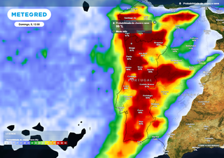 Véspera de Reis com mudança de tempo em Portugal: mapas da Meteored revelam as zonas mais expostas à chuva, vento e neve