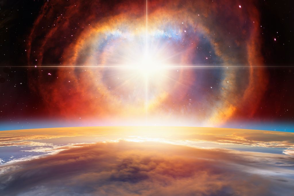 Una explosión de supernova cercana a algún sistema planetario, podría producir la velocidad necesaria para que un planeta escape.