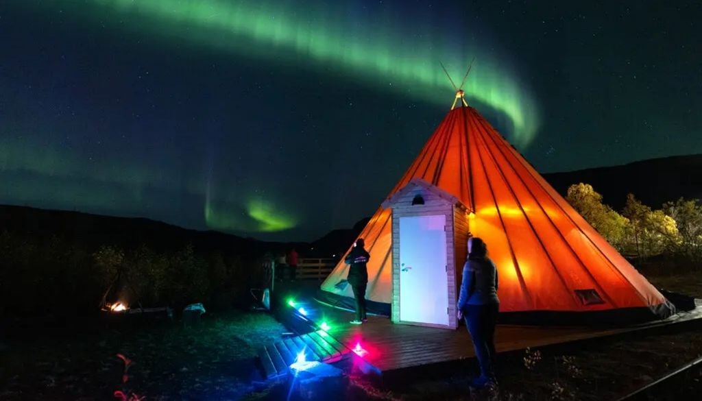 Trenes astroturismo Vía Láctea viajes turismo Northern Lights Train: el destino es Katterat, una pequeña aldea montañosa accesible únicamente por tren.