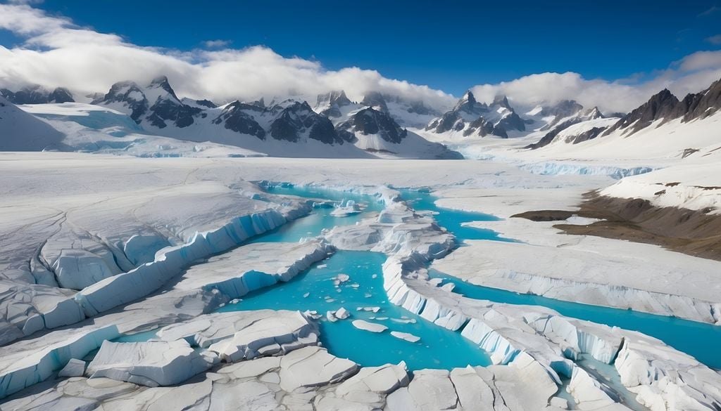 corregión de los Bosques Patagónicos, el Glaciar Viedma se encuentra próximo a El Chaltén Región de los Bosques Patagónicos, el Glaciar Viedma se encuentra próximo a El Chaltén (Argentina).
