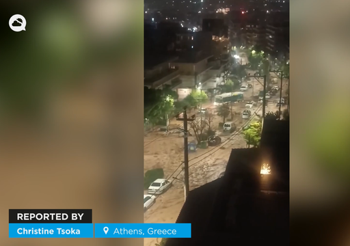 Video: el paso de la borrasca Harry, dej&oacute; lluvias torrenciales y devastaci&oacute;n en Grecia