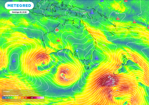 Video impactante: el cicl&oacute;n tropical Narelle levanta una gran tormenta de arena que cubre de rojo el oeste de Australia