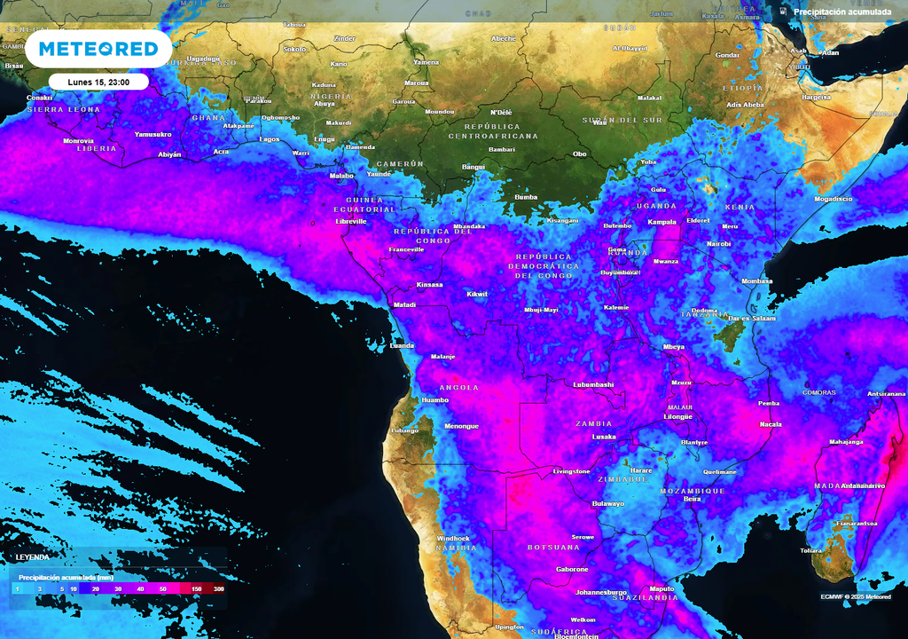 lluvias acumuladas previstas lluvias acumuladas previstas