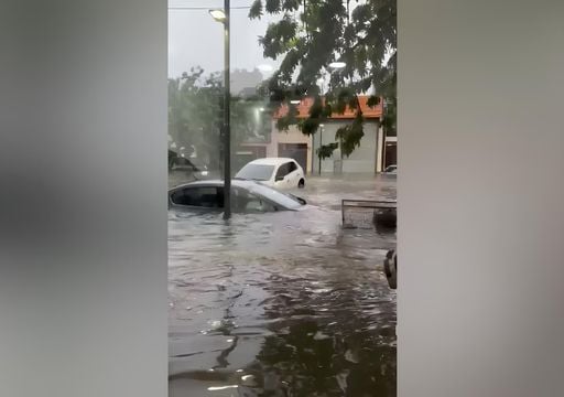 Vídeo: las lluvias torrenciales azotan el Área Metropolitana de Buenos Aires (Argentina) y convierten las calles en ríos