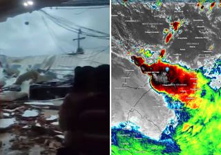 Video: una ciudad del sur de Brasil es completamente destruida por el paso de un tornado con vientos de más de 250 km/h