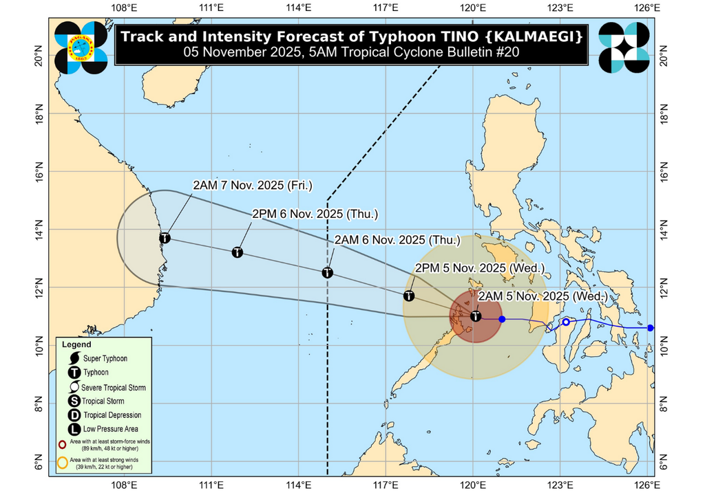tifon; Kalmaegi; Pacifico; alerta; ciclon; temporada ciclonica; pronostico
