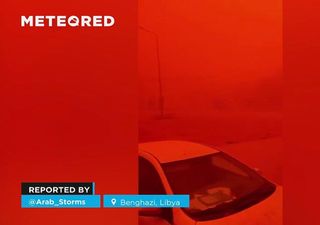 Video: Borrasca Harry provoca una gran tormenta de arena en el este de Libia, dejando muerte y destrucci&oacute;n a su paso