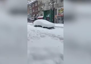 V&iacute;deo: una nevada hist&oacute;rica paraliza Bolu,Turqu&iacute;a, y cubre la ciudad de un manto blanco de m&aacute;s de 50 cm en pocas horas