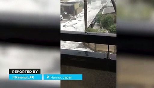 Video viral: una gran tormenta de lluvia y granizo causa en caos en la prefectura de Saitama, Jap&oacute;n
