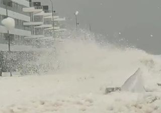 Videos: el ciclón Yakecan deja impactantes imágenes en Uruguay