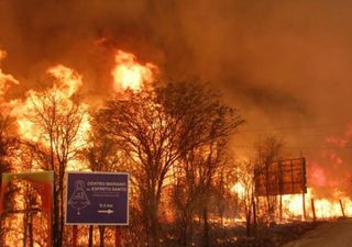 Incêndios incontroláveis em Córdoba, na Argentina