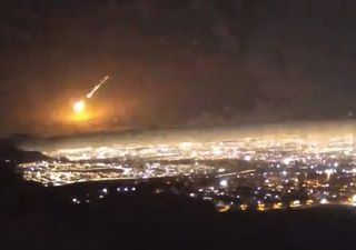 Videos: impactante meteoro en la cordillera ilumina a Mendoza y Chile