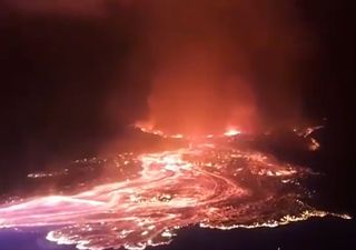 Videos impactantes de la erupción de Nyiragongo