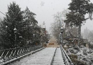 Videos: la ola polar llegó con nieve y granizo a diversos lugares