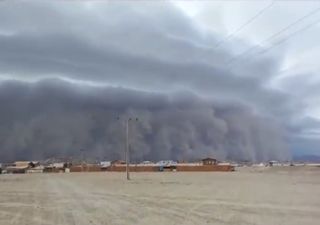 También pasa en Chile: impresionante tormenta de arena cubrió Atacama