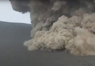 Wettersatelliten erfassen Eruptionsimpuls des Vulkans Láscar!