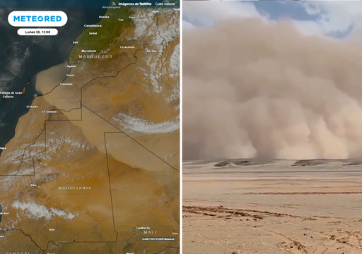 Un tsunami de sable de 1 800 km d&rsquo;extension a travers&eacute; le nord de l&rsquo;Afrique. Les images sont impressionnantes !