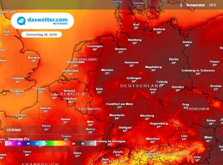 Wetterexperte Johannes Habermehl: "Stabile Omega-Wetterlage bringt schönste Phase des Sommers" Viel Sonne, Wärme, Hitze