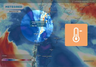 Viene con heladas y densas neblinas: As&iacute; avanzar&aacute; la masa de aire "de caracter&iacute;sticas polares" que congelar&aacute; los valles