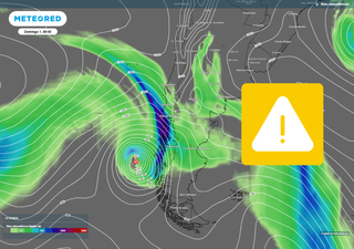 "Viene con río atmosférico": habrá sectores con 100 a 120 mm de lluvias esta semana, según el pronóstico de Meteored