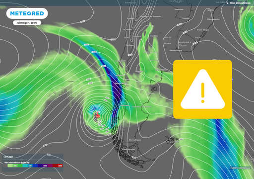 "Viene con r&iacute;o atmosf&eacute;rico": habr&aacute; sectores con 100 a 120 mm de lluvias esta semana, seg&uacute;n el pron&oacute;stico de Meteored