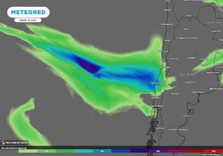 Viene mucha lluvia: río atmosférico zonal llegará a la zona central de Chile esta semana