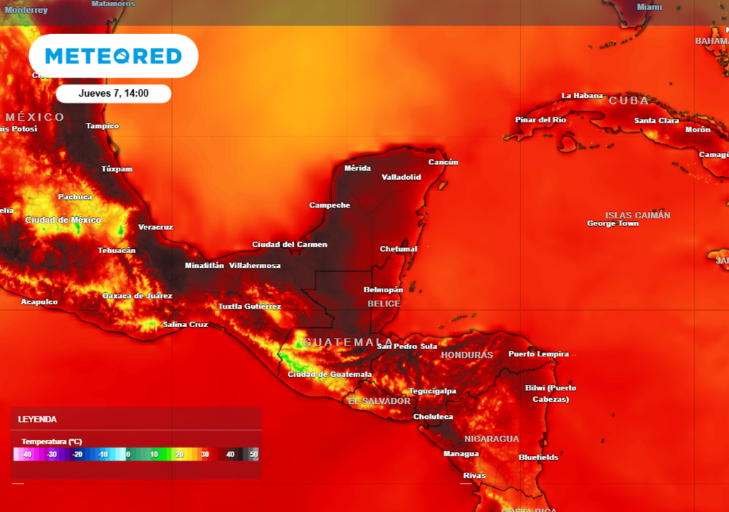 Se prevén temperaturas de entre 40 °C y 42 °C para esta semana.