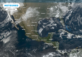 Vientazo de hasta 100 km/h recorre varios estados de México debido al frente frío 35 y la masa de aire que lo impulsa