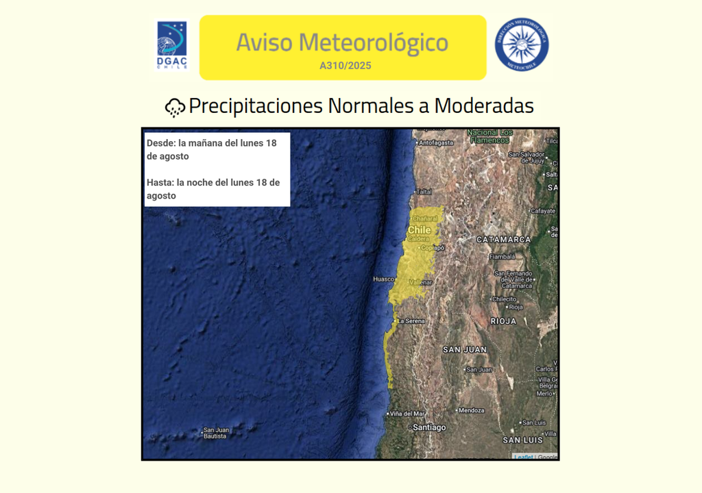 aviso meteorológico