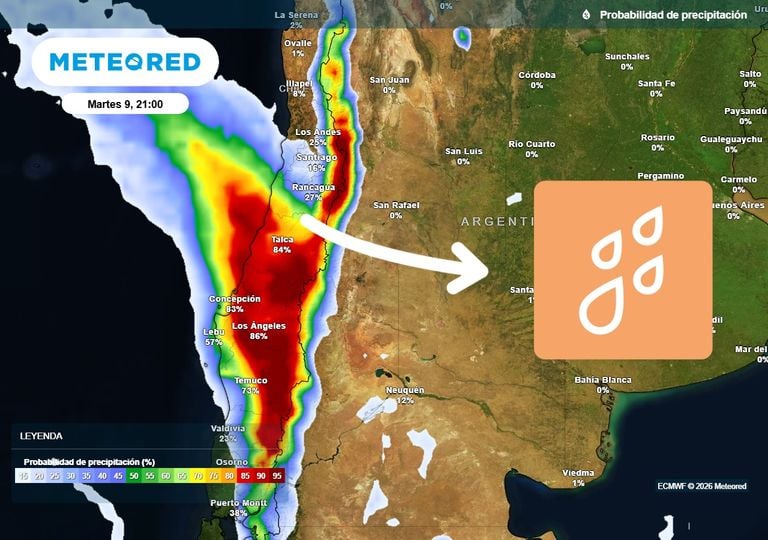 Viento fuerte y lluvia inminente: Meteored y DMC advierten por temporal en la zona central