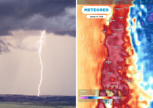 "Viento Puelche de 50 km/h, tormentas el&eacute;ctricas y sobre 25 &deg;C": pronostican un jueves tropical para Chile centro-sur