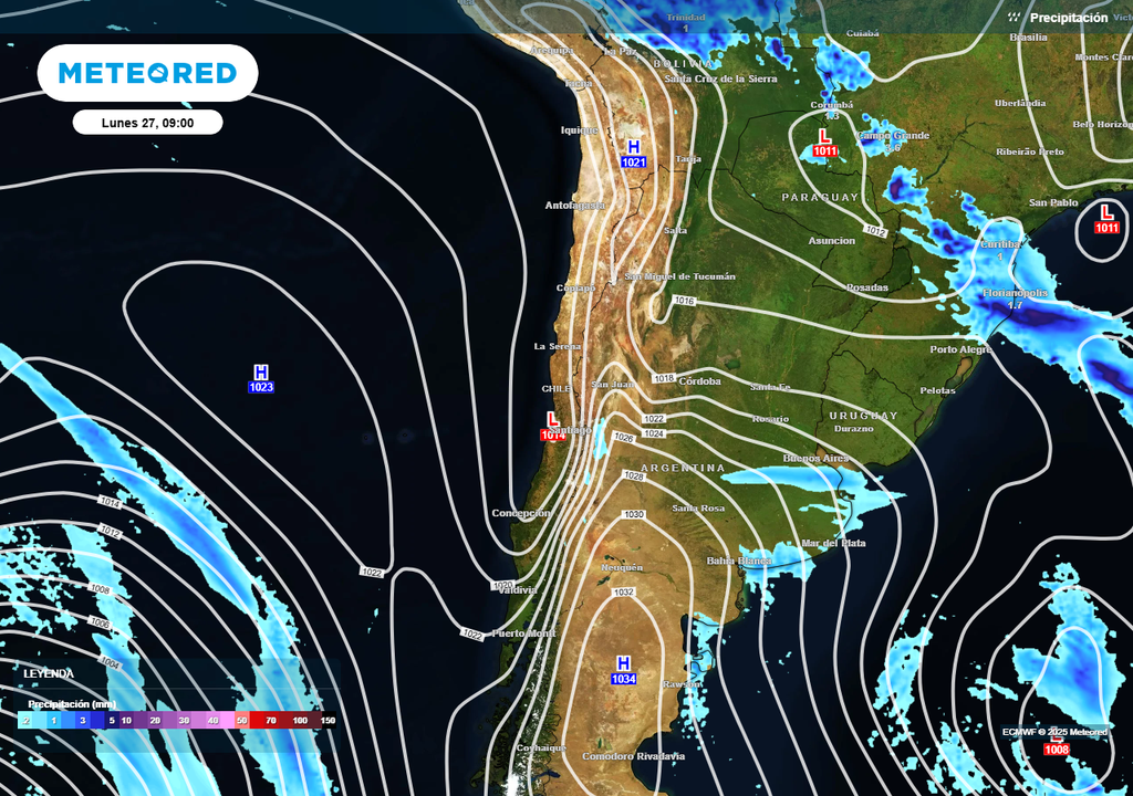 Lunes (27) viento Puelche entre Ñuble y Los Ríos, Meteored, Chile Lunes (27) viento Puelche entre Ñuble y Los Ríos, Meteored, Chile