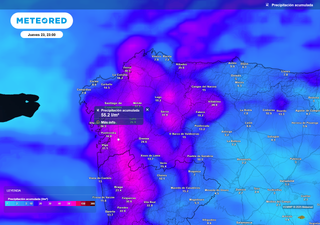 Vientos de más de 80 km/h y lluvias de 40 l/m2 en Galicia por la borrasca Benjamín: "mañana llegará lo peor"