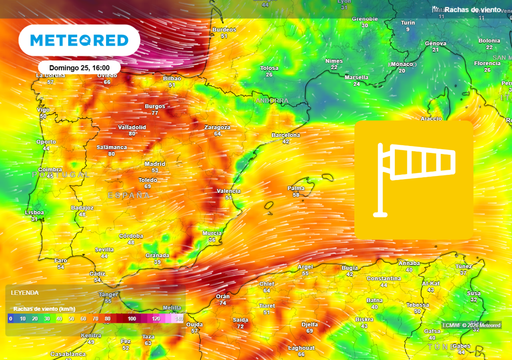 Vientos de 80 km/h este fin de semana: los mapas instan a asegurar macetas y bajar persianas en estas 13 comunidades
