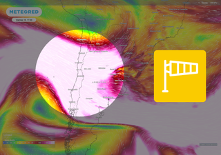 Vientos de hasta 80 km/h: pronóstico de corriente en chorro deja a 5 regiones de Chile bajo aviso meteorológico