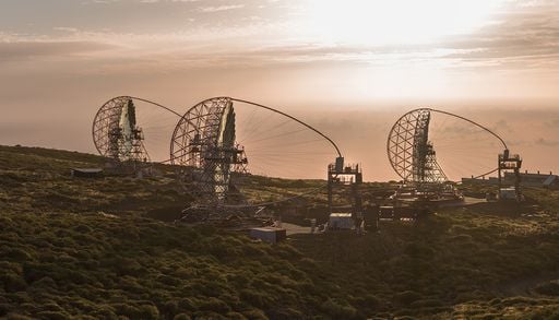 Vier Riesenteleskope auf La Palma begr&uuml;nden neues Zeitalter der Gamma-Astronomie