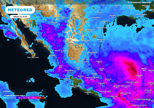 Viernes de tormentas intensas en Pen&iacute;nsula de Yucat&aacute;n, el Noroeste y franja central por Monz&oacute;n y perturbaci&oacute;n tropical