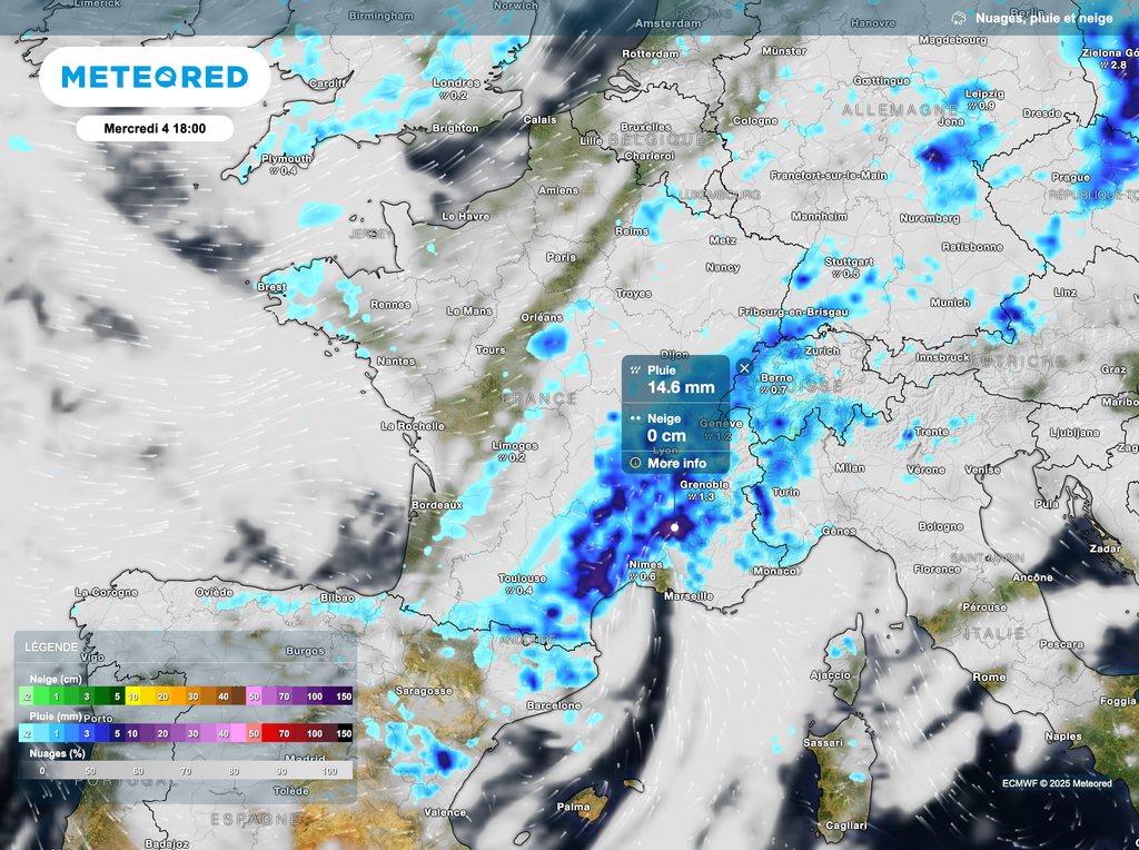 Une semaine prochaine sous le signe de nouveaux passages orageux parfois assez marqués. Une semaine prochaine sous le signe de nouveaux passages orageux parfois assez marqués.