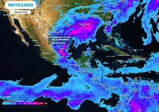 ¡Alerta! Tormentas con acumulados de hasta 150 mm en Hidalgo, Puebla, Tamaulipas, Veracruz, Oaxaca, Chiapas y Tabasco
