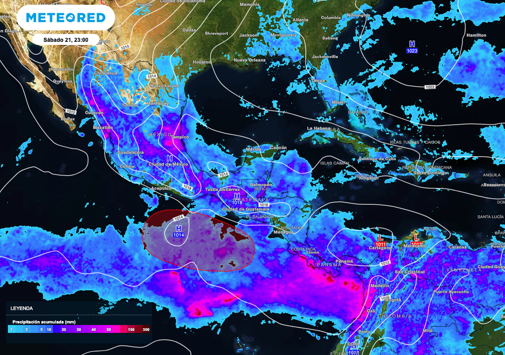 Lluvias acumuladas