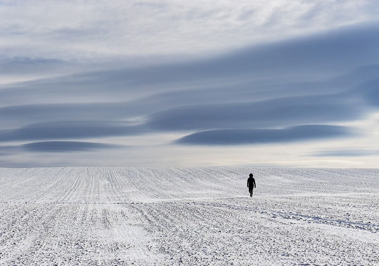 Imagen ganadora del VI Concurso de Fotografía Meteorológica. Néstor Martínez Nieva, Valle de Araguren (Navarra). de Beniarrés.