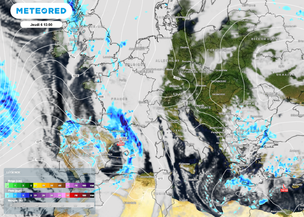 Avec la goutte froide présente dans le secteur des Baléares, il faut s'attendre à des pluies intenses en Occitanie. Avec la goutte froide présente dans le secteur des Baléares, il faut s'attendre à des pluies intenses en Occitanie.