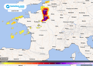 Violents orages, grêle, fortes rafales de vent : Météo-France place 25 départements en vigilance orange !
